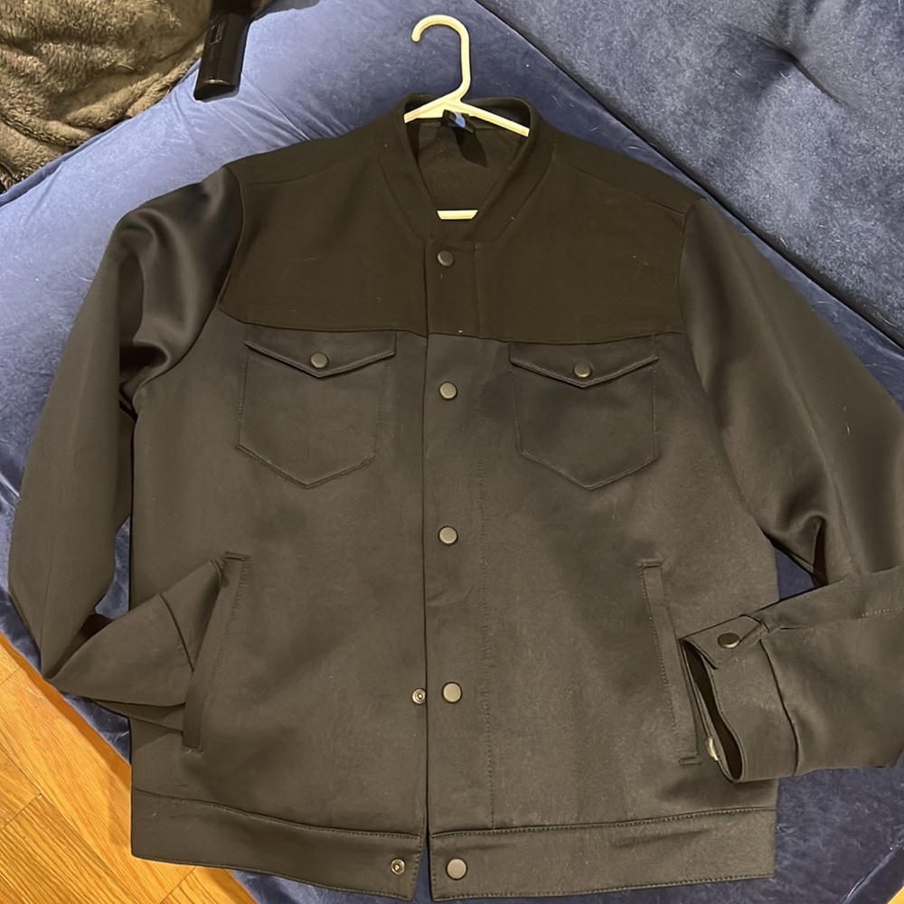 Zara Men XL Navy Blue Jacket